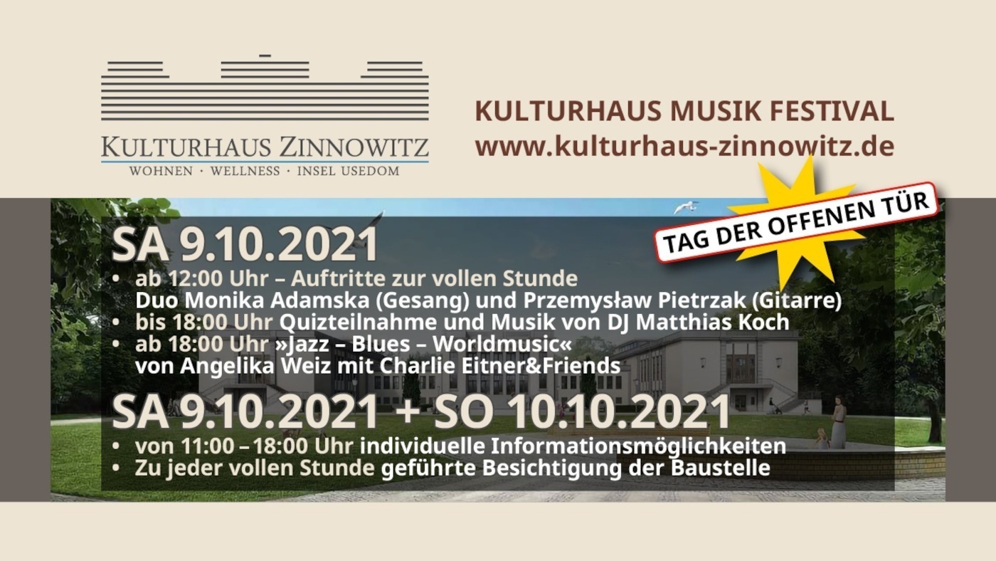 Kulturhaus Zinnowitz – Musikfestival